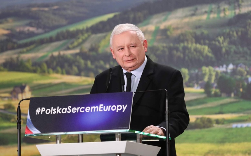 Jarosław Kaczyński udzielił wywiadu "Polsce The Times". Fot. Twitter