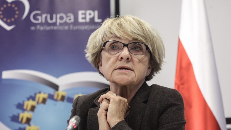 Danuta Hübner, kandydatka nr 4 KE w eurowyborach na liście warszawskiej. Fot. PAP/Jakub Kamiński