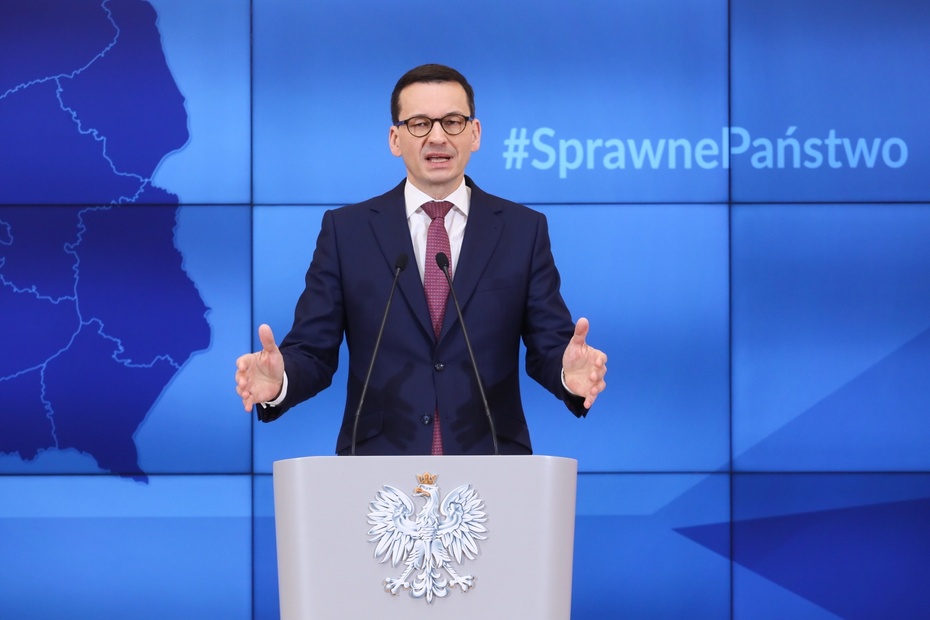 Premier Mateusz Morawiecki zapowiada "zaciskanie pasa" w rządzie, fot. PAP/Paweł Supernak