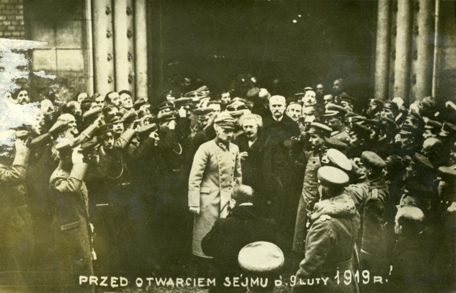 fot. J.Piłsudski i I.Paderewski, zbiory Muzeum Wojska Polskiego
