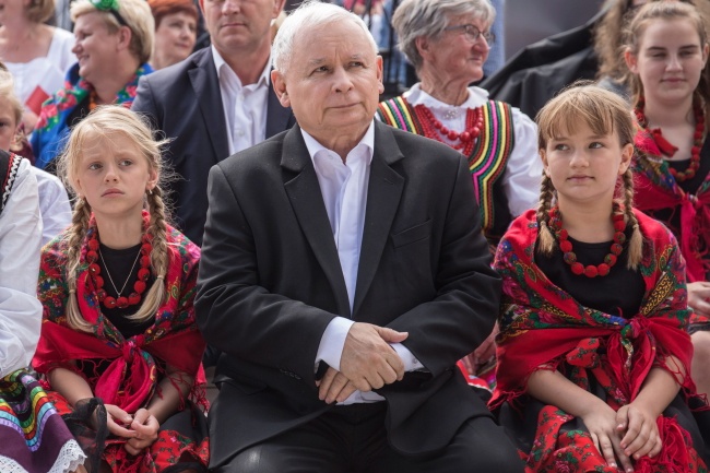 Jarosław Kaczyński, lider Prawa i Sprawiedliwości. Fot. PAP