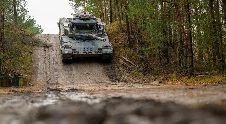 Niemiecki czołg Leopard. Fot. PAP/DPA/Philipp Schulze
