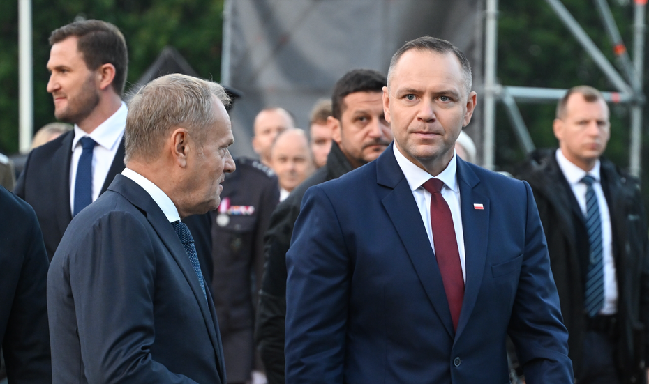 na zdjęciu: premier Donald Tusk i prezydent Karol Nawrocki. fot. PAP/Adam Warżawa