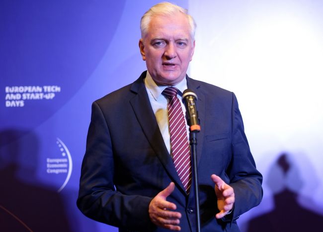 Jarosław Gowin chce zjednoczenia opozycji. Fot. PAP/Andrzej Grygiel