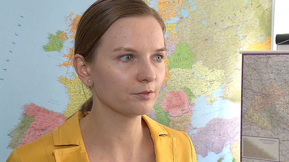 Ludmiła Kozłowska, deportowana prezes Fundacji Otwarty Dialog. Fot. kadr TVN24