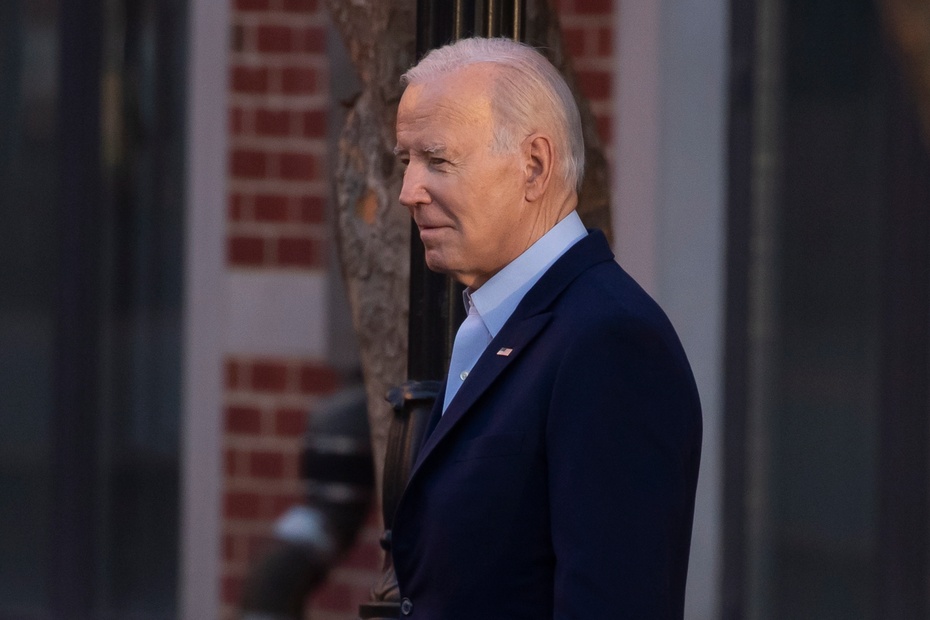 Prezydent USA Joe Biden poinformował Kreml przed swoją wizytą w Kijowie. (fot. PAP/EPA)