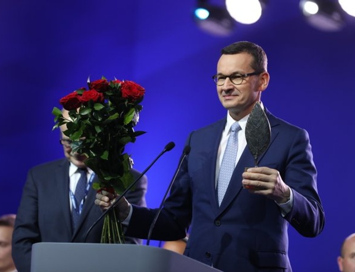 Morawiecki z nagrodą Człowiek Roku 2019 w Krynicy