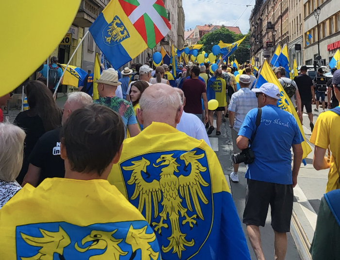 Ślązacy wyszli na ulice. Na marszu "odwdzięczyli" się prezydentowi