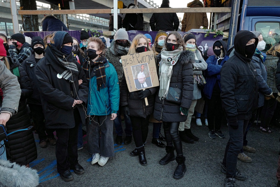 Manifestacja w Dzień Kobiet. fot.PAP/Mateusz Marek