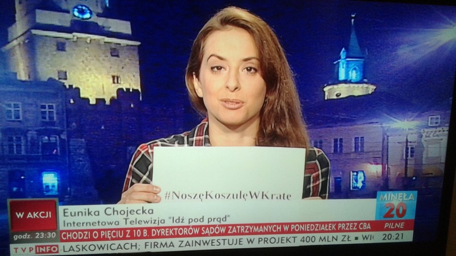 Eunika Chojecka w TVP INFO. Fot. Twitter