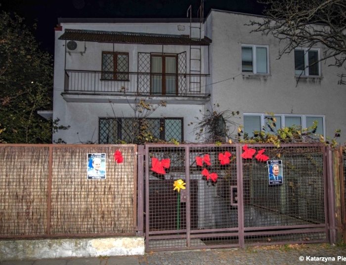 Halloween 2019. Happening przed domem Jarosława Kaczyńskiego. Interweniowała policja