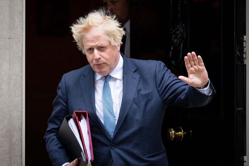 Premier Wielkiej Brytanii Boris Johnson. Fot. PAP/EPA/TOLGA AKMEN