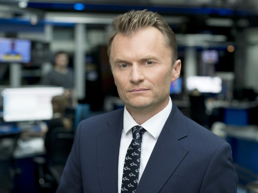Piotr Jacoń, dziennikarz TVN24.