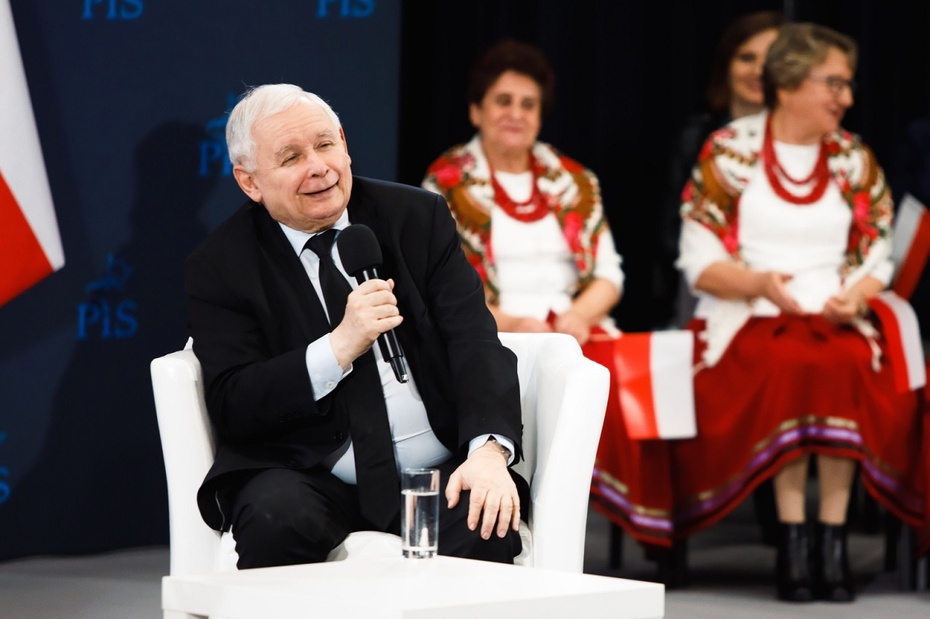 Jarosław Kaczyński. Fot. PAP/Bartłomiej Wójtowicz