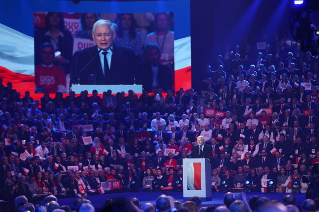 Jarosław Kaczyński konwencja Andrzeja Dudy
