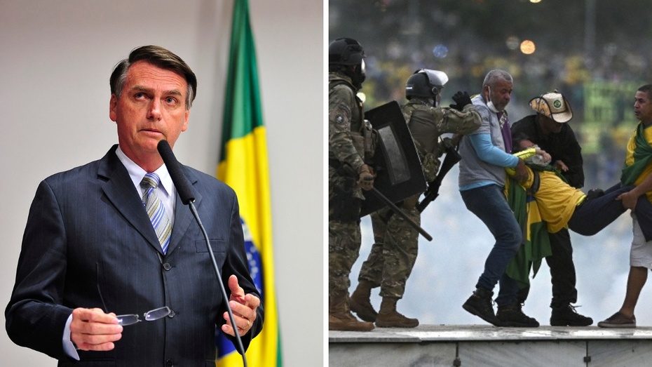 Zwolennicy Bolsonaro starli się ze służbami bezpieczeństwa. fot. Wikipaedia/PAP/EPA/ANDRE BORGES