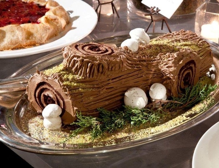 Yule log to ciasto - symbol