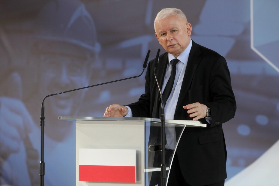 Jarosław Kaczyński, lider PiS. Fot. PAP/Artur Reszko