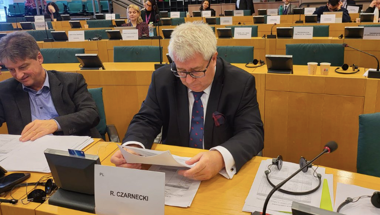 Europoseł Ryszard Czarnecki. Fot. X/@r_czarnecki