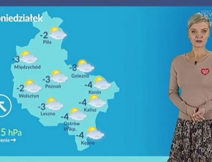 Prezenterka pogody w TVP zwolniona za serduszko WOŚP? Kurski dementuje