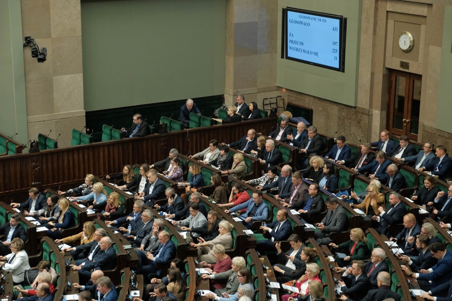 Obrady Sejmu 20 października 2022 r. Fot. PAP