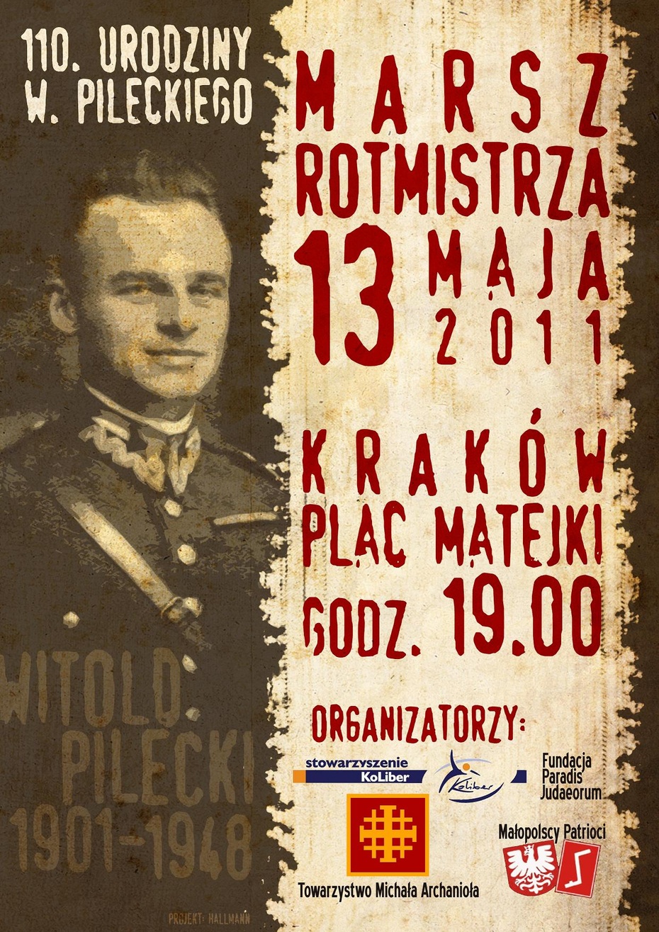 Plakat krakowskiego Marszu Rotmistrza 2011