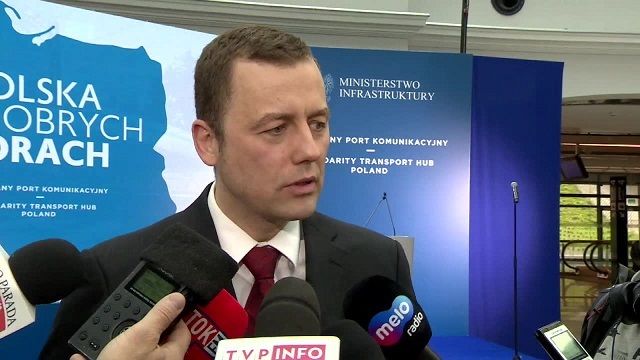 Mikołaj Wild - prezes spółki Centralny Port Komunikacyjny. Fot. x-news