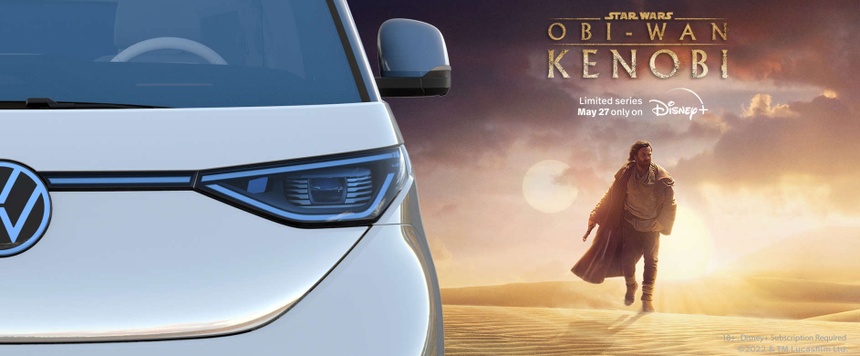 Obi-Wan Kenobi będzie twarzą spotu promującego nowego elektrycznego Volkswagena ID Buzz (fot. volkswagen-newsroom.com)