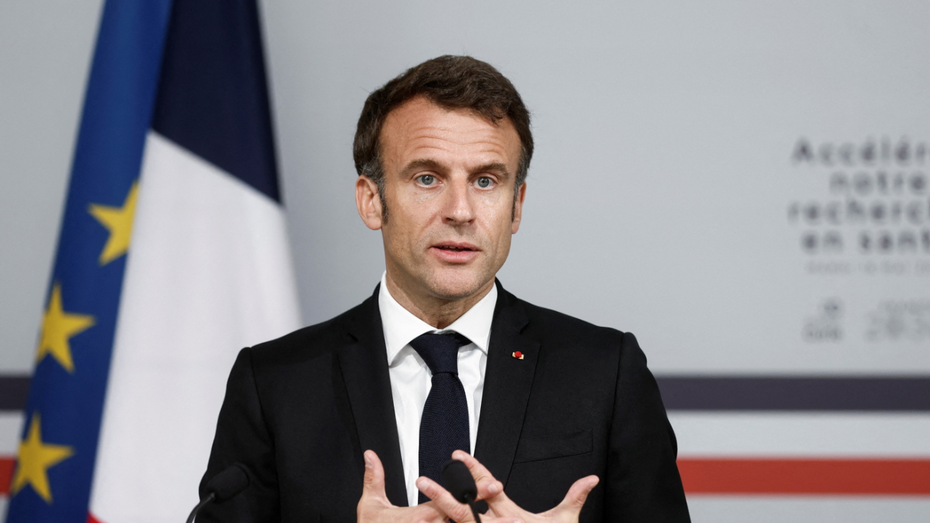 Prezydent Francji Emmanuel Macron. (fot. PAP/EPA)