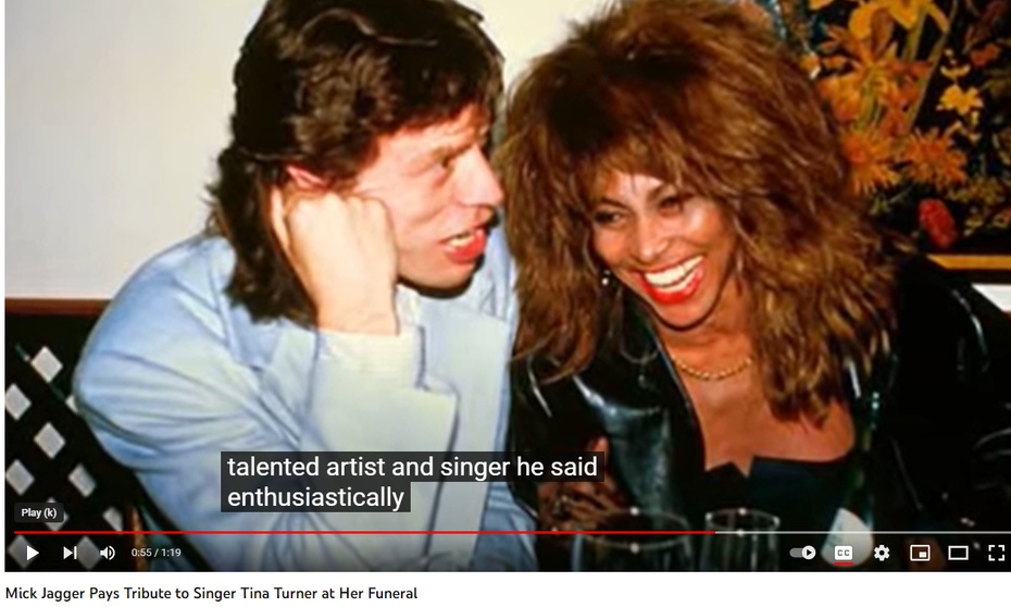 Video sing together Mike Jagger