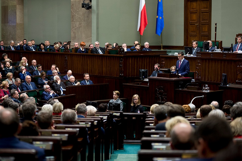 Opozycja zdecydowanie krytykuje inauguracyjne przemówienie premiera Morawieckiego. Fot. Flickr / premierrp