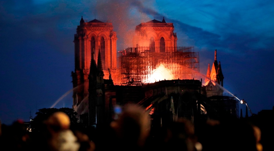 Katedra Notre Dame-pożar-15 kwietnia 2019 - PR24