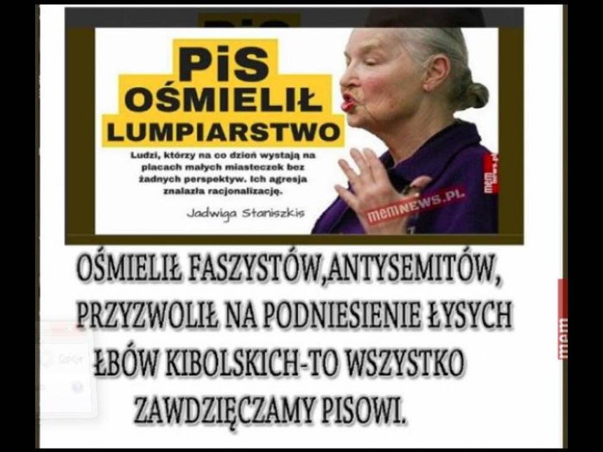 Nie dla ulicy warszawskiej Lech Kaczyński...