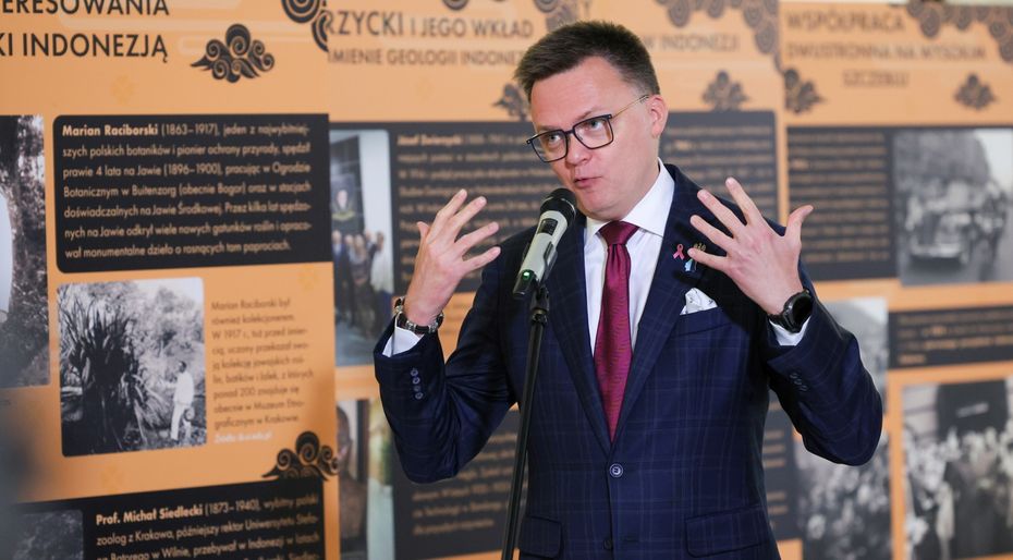 Szymon Hołownia w sejmie,  PAP/Rafał Guz