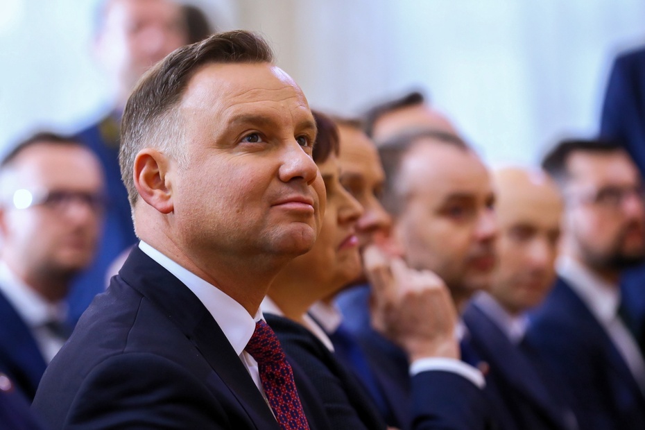 Andrzej Duda podjął decyzję ws. sporu Sądu Najwyższego z Sejmem. Fot. PAP/Jerzy Muszyński