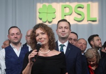 Przewodnicząca Unii Europejskich Demokratów Elżbieta Bińczycka, fot. PAP/Wojciech Olkuśnik