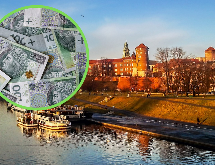 Deszcz pieniędzy w Krakowie. Gorący apel policji