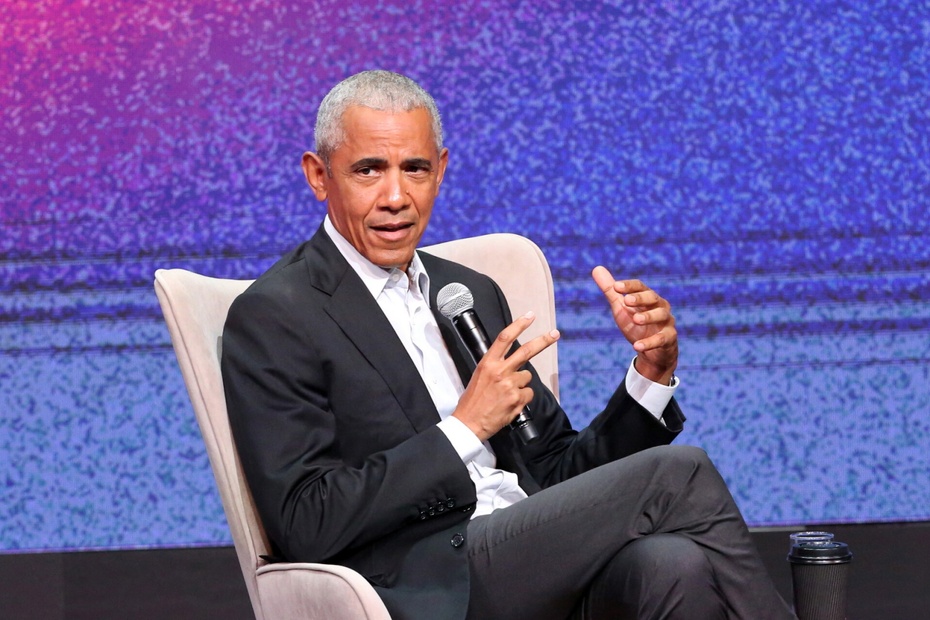 n/z: Barack Obama. fot. PAP/EPA/ALEXANDER BELTES