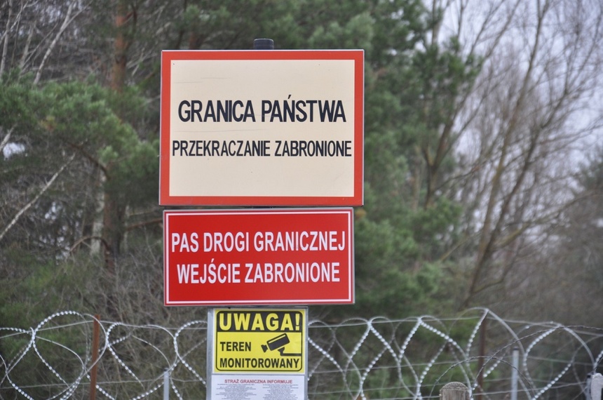 Na granicy z obwodem kaliningradzkim na razie nie jest notowany zwiększony ruch. Zdjęcie ilustracyjne, fot. gov.pl