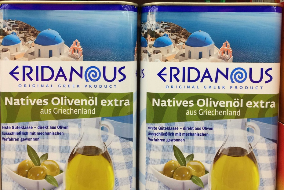 Zdechrystianizowane opakowanie oliwy w serii produktów "Lidla" Zdjęcie: Alpejski