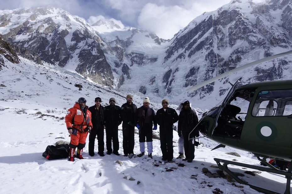 uczestnicy akcji ratunkowej na Nanga Parbat, PAP/Narodowa Zimowa Wyprawa na K2