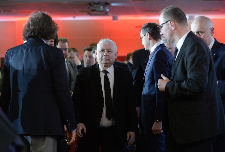 Jarosław Kaczyński. fot. PAP/Marcin Obara
