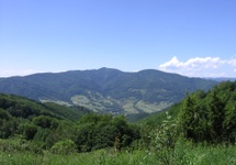 widok na Lubań spod G.Bliszcz