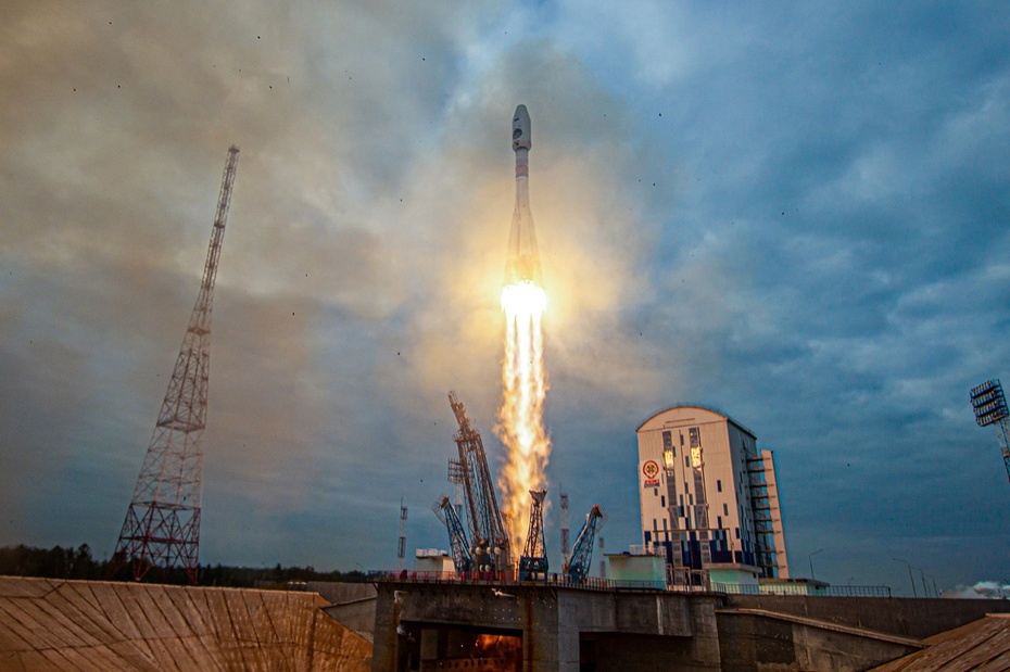 Rosjanie znów lecą na Księżyc. Fot. PAP/EPA/ROSCOSMOS STATE SPACE CORPORATION