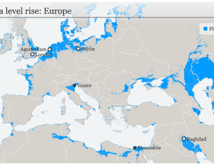 Terytorialne skutki globalnego ocieplenia i zmian poziomu morza w naszej części Europy