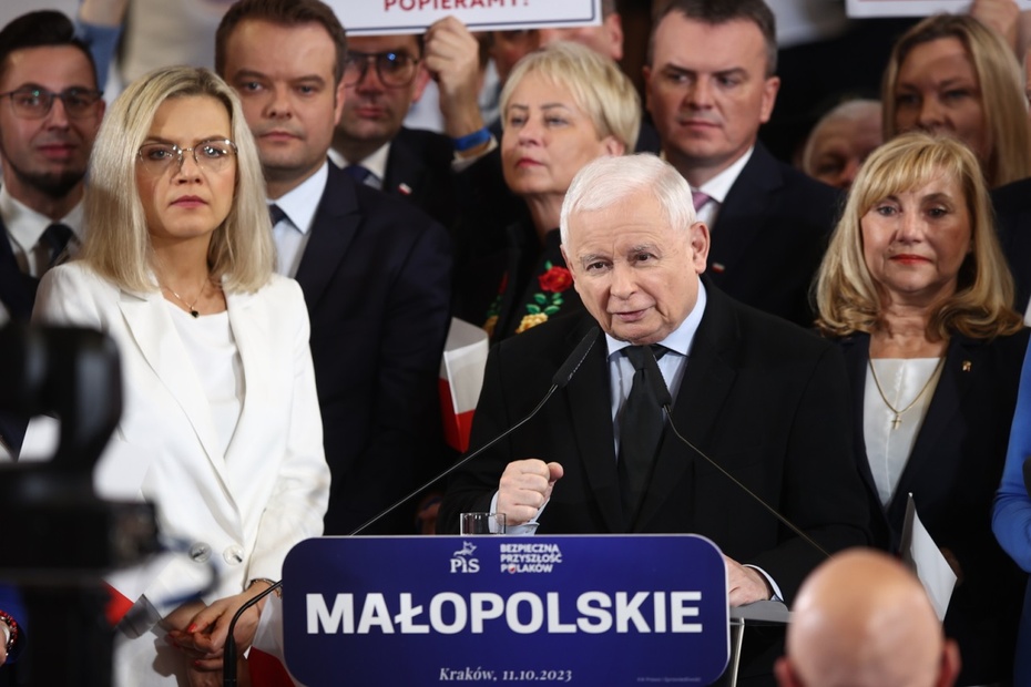 Jarosław Kaczyński. Fot. PAP/Łukasz Gągulski