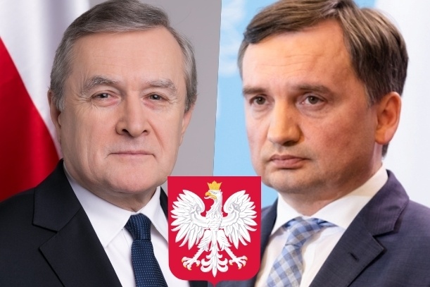 Piotr Gliński (L) i Zbigniew Ziobro - politycy Zjednoczonej Prawicy. Fot. Wikipedia