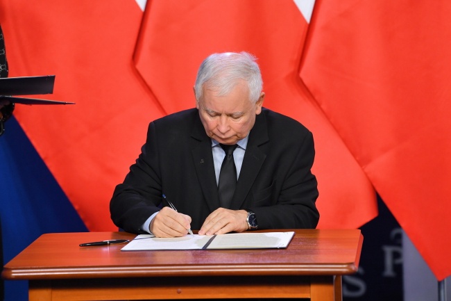 Jarosław Kaczyński fot. PAP/Radek Pietruszka