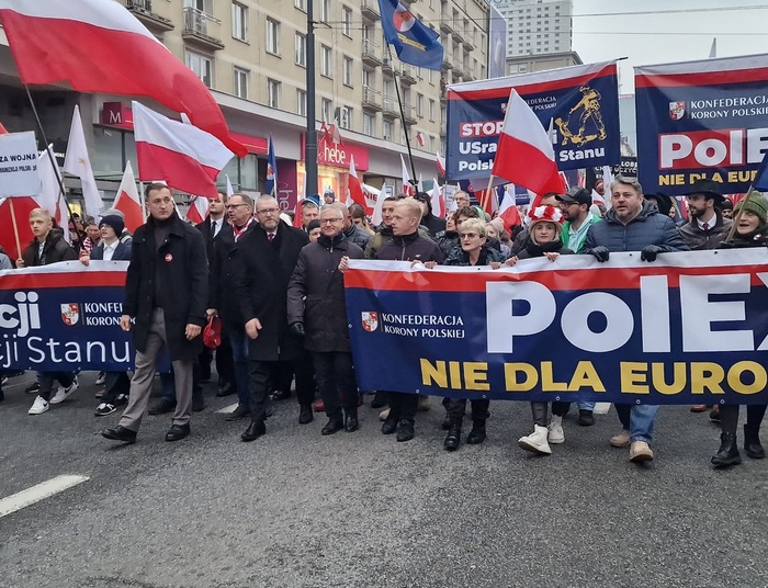 Ambasadora Izraela w Polsce zdenerwował transparent na Marszu Niepodległości