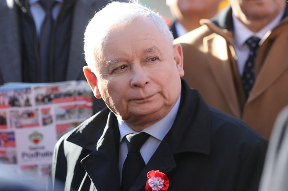 Prezes PiS Jarosław Kaczyński. Źródło: PAP/Grzegorz Momot